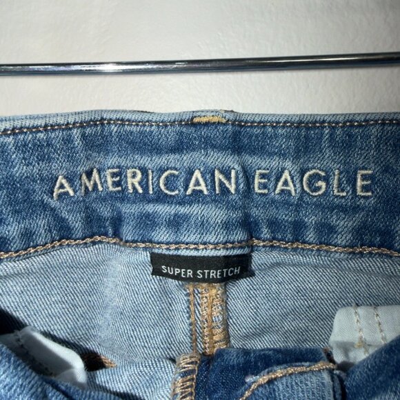 American Eagle Curvy High Rise Mini Skirt Super Stretch Women’s 0 - Picture 3 of 6